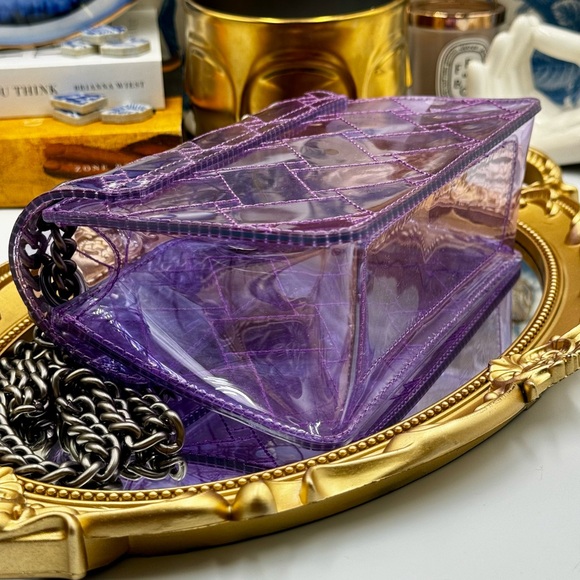 🆕 KURT GEIGER LONDON 🧿 NWOT Mini Kensington Crossbody Bag, Light Purp - Picture 9 of 16